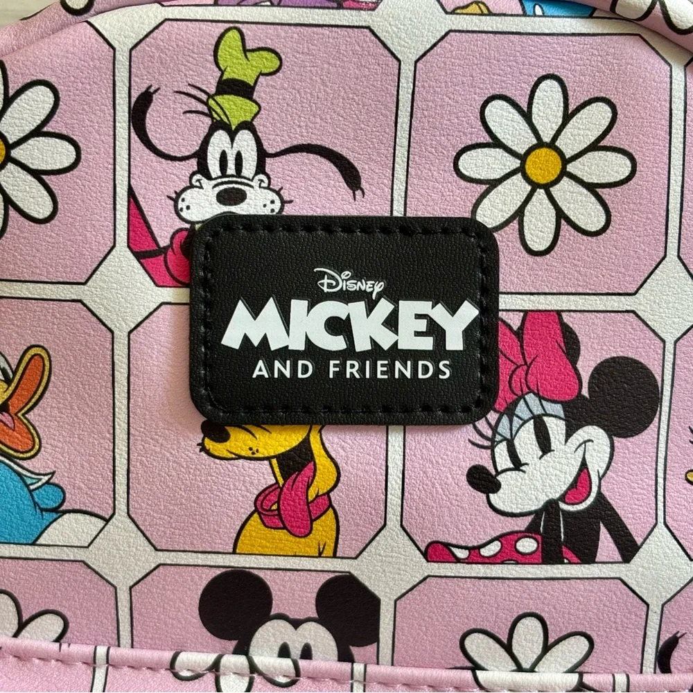 Disney Bioworld Small Multi Colored‎ Backpack Mickey Mouse & Friends NEW